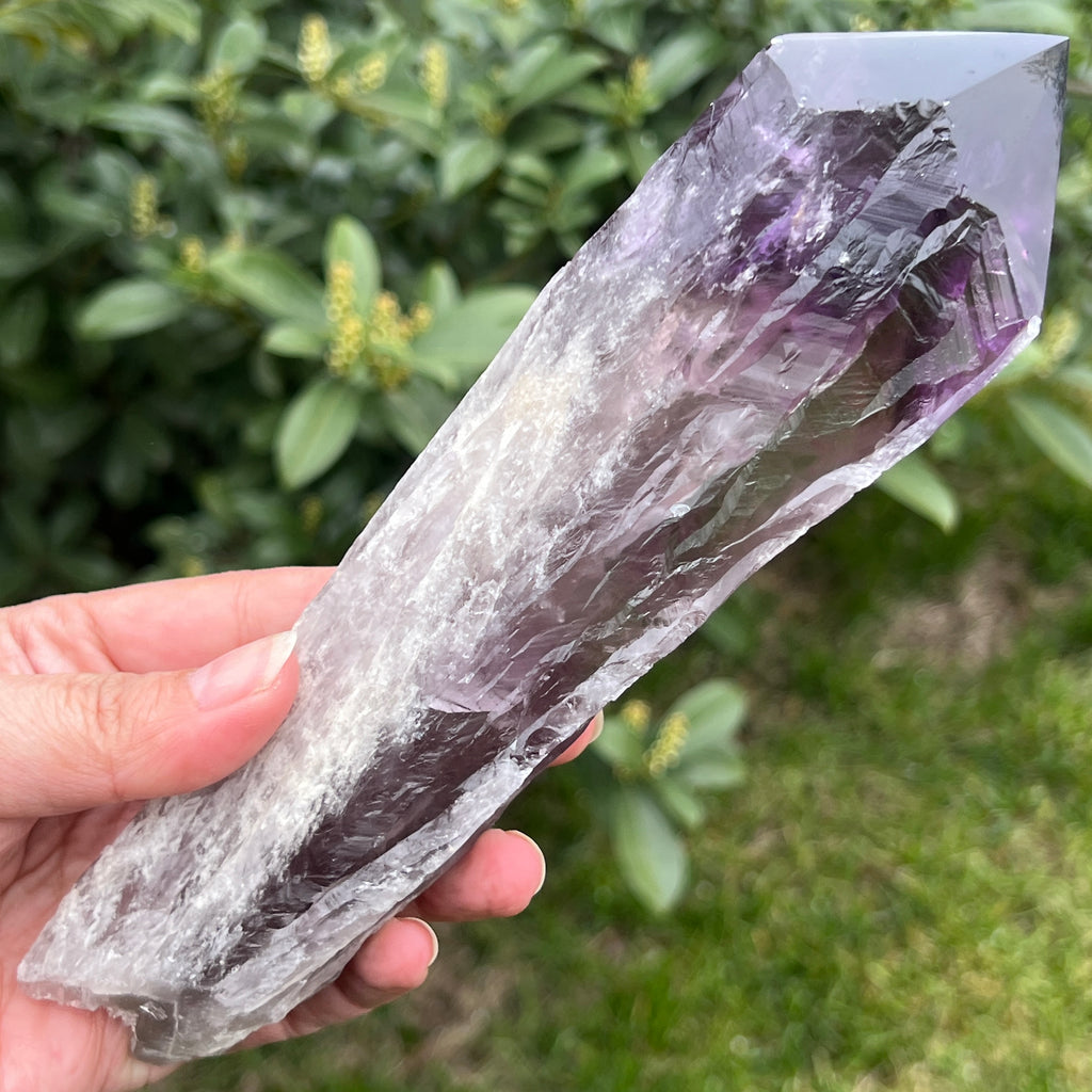 Varf ametist Bahia XL model 4, calitatate AAA, pietre semipretioase - druzy.ro 5 