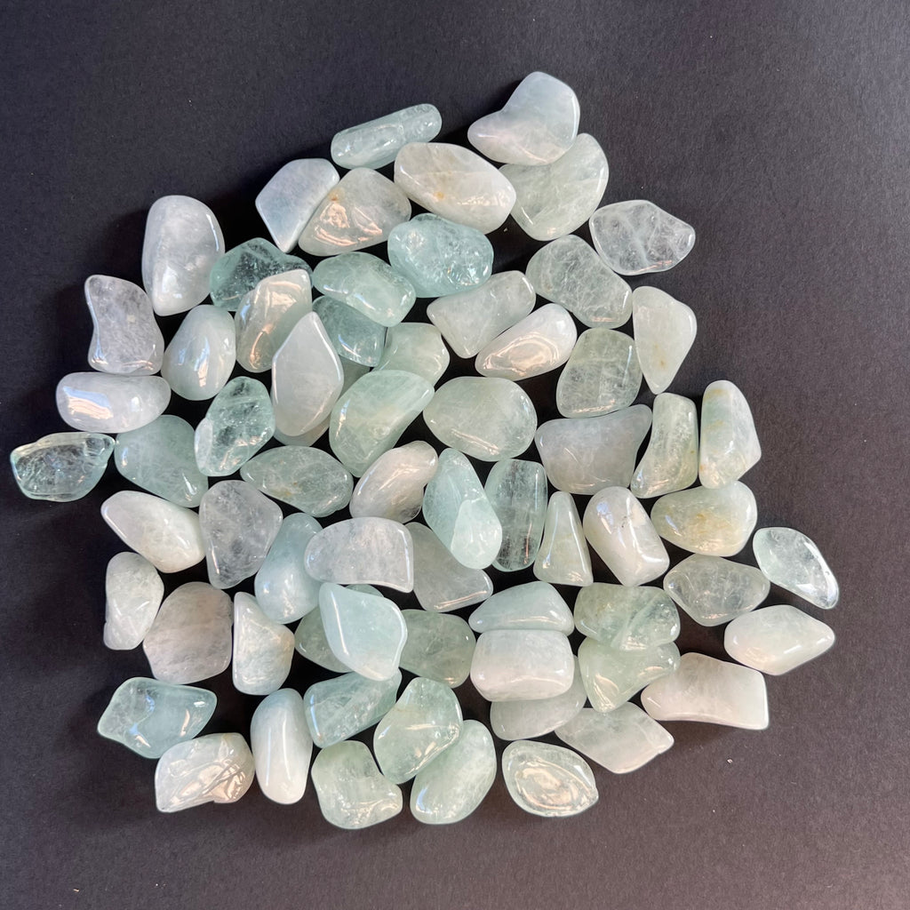 Acvamarin piatra rulata, druzy.ro, cristale 1
