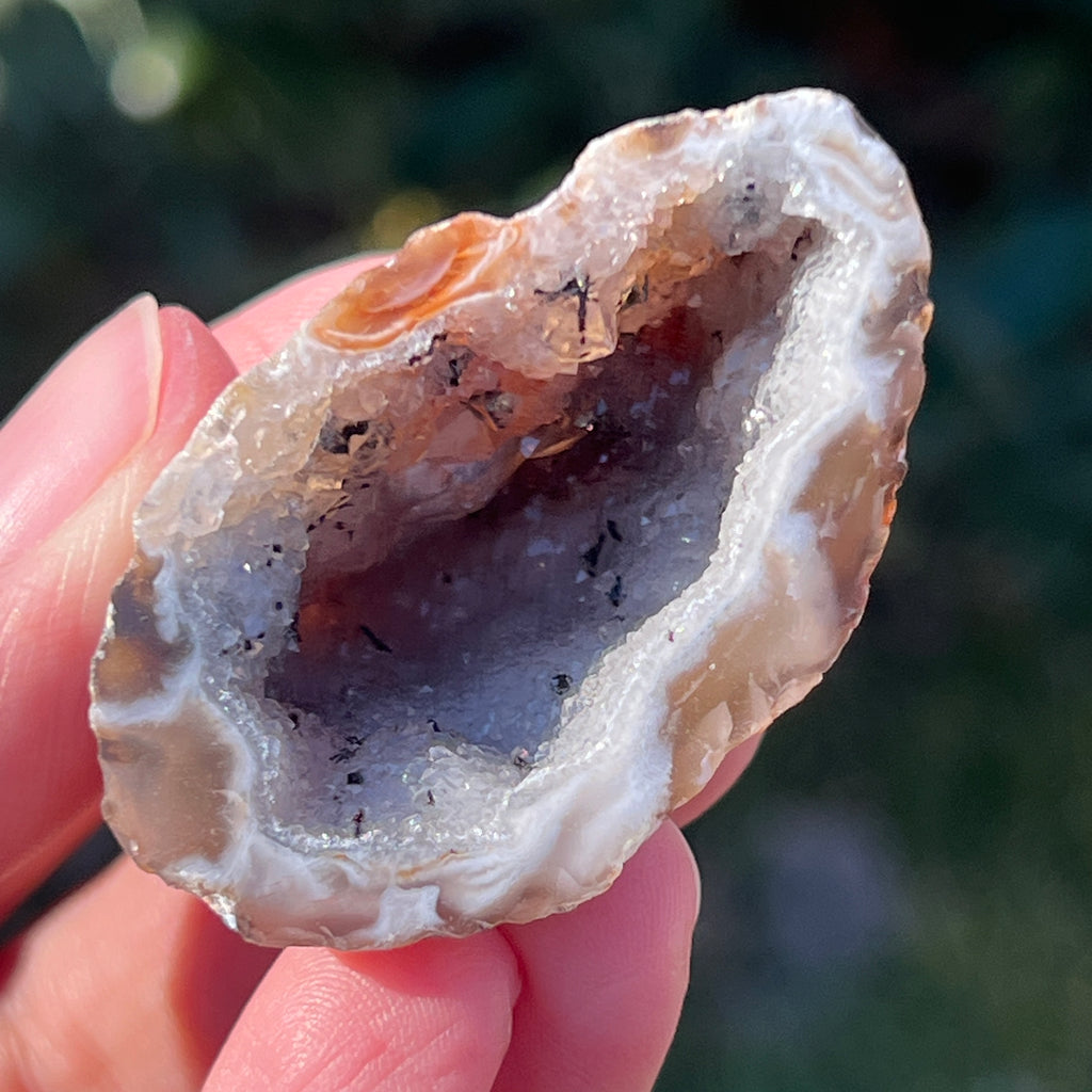 Cluster Agat FEATHER m2, agat cu cuart, pietre semipretioase - druzy.ro 1 