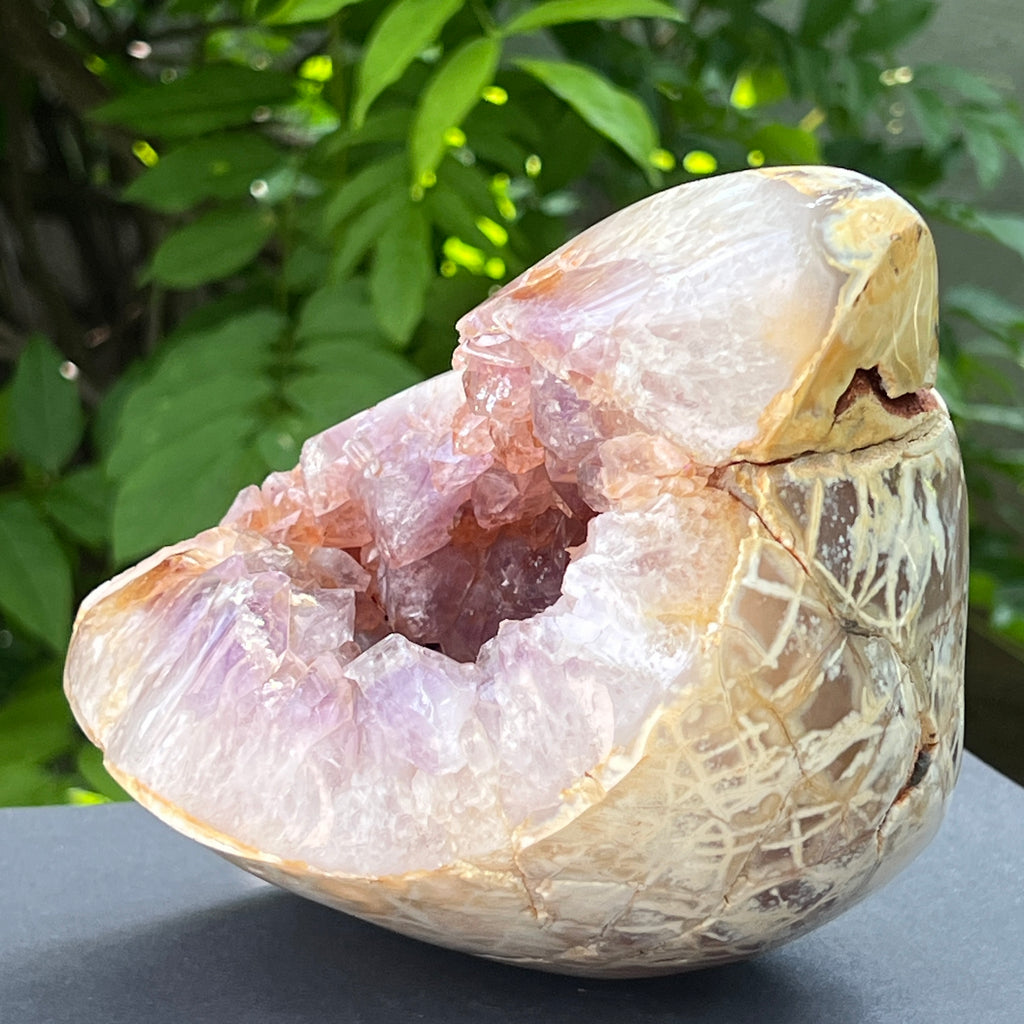 Geoda agat ametist model 6, pietre semipretioase - druzy.ro 2 