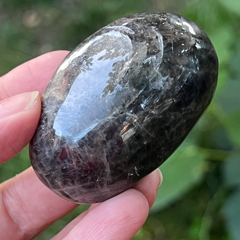 Palmstone piatra lunii somon gri | Model 6, pietre semipretioase - druzy.ro 5 