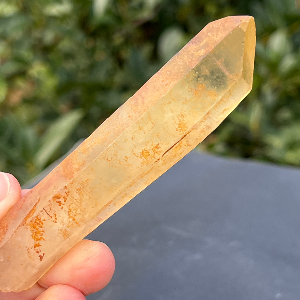 Varf citrin mina Luena, Congo model 6, pietre semipretioase - druzy.ro 9 