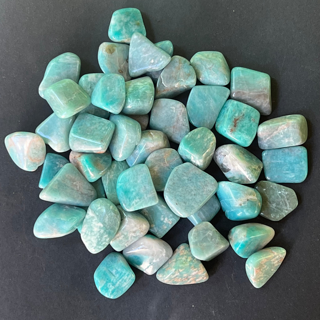 Amazonit Namibia piatra rulata, druzy.ro, pietre semipretioase 1