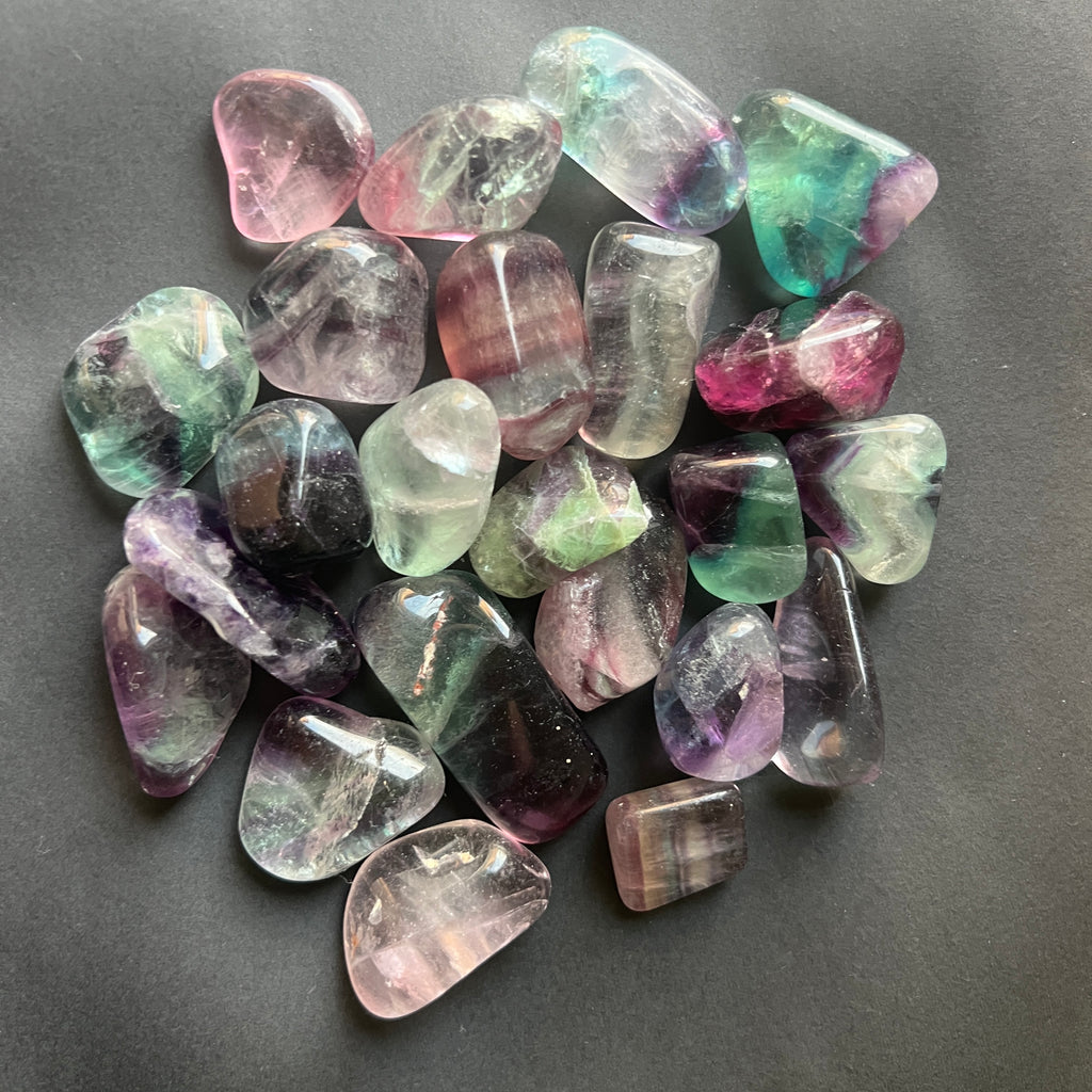 Fluorit piatra rulata mini calitate AAA, pietre semipretioase - druzy.ro 7 