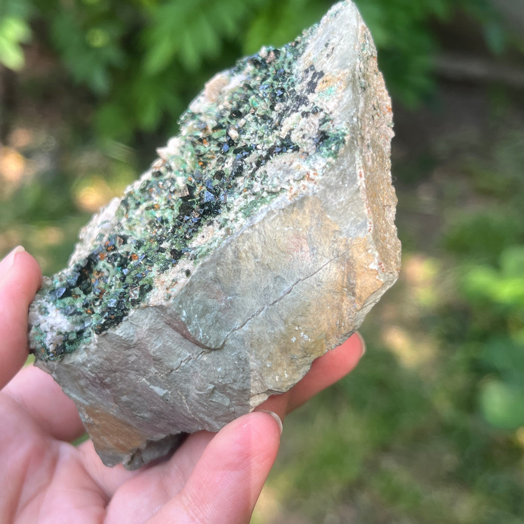 Libethenit floare de mina din Congo model 11, pietre semipretioase - druzy.ro 4 