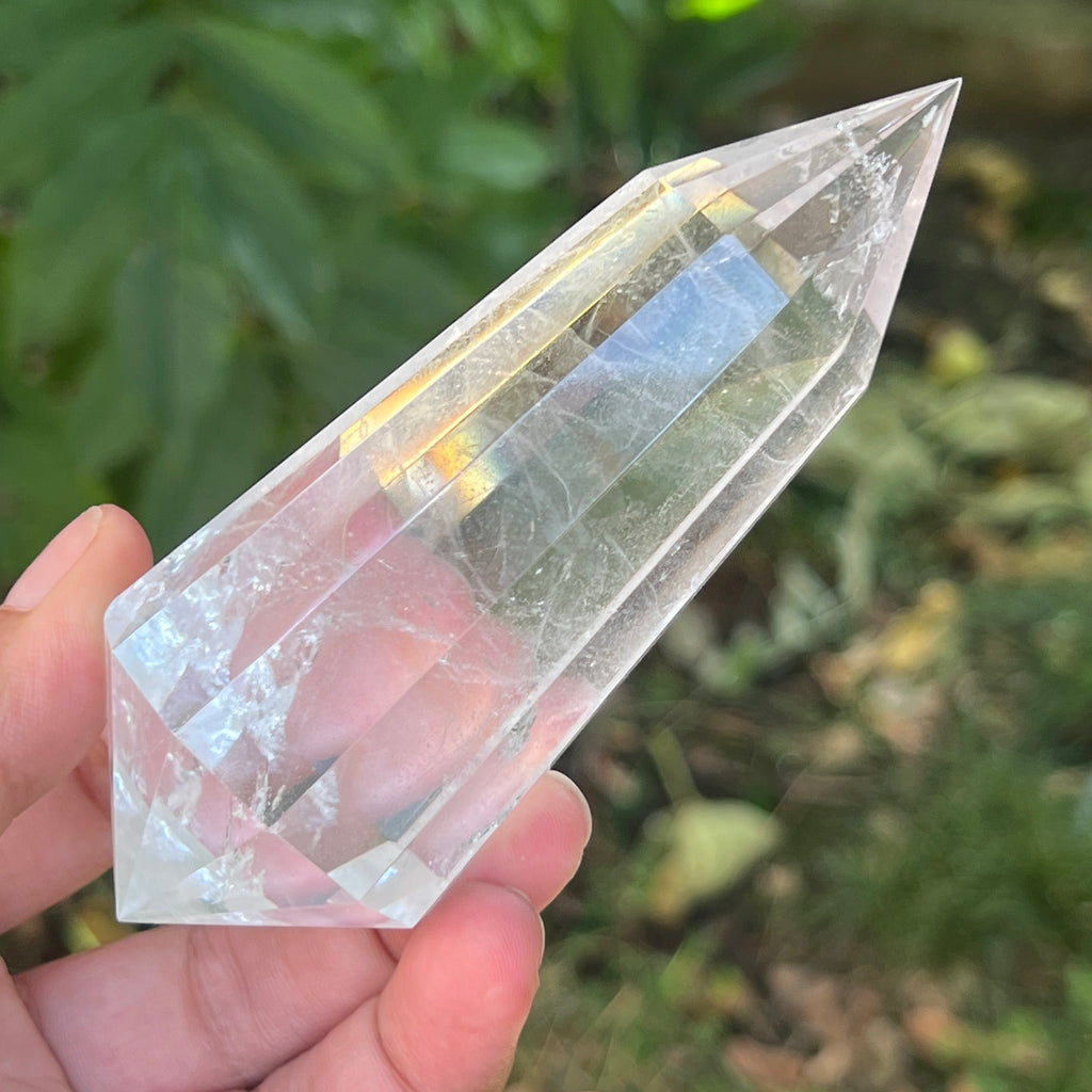 Bagheta cuart vogel, 12 fete, Brazilia model 19, pietre semipretioase - druzy.ro 8 