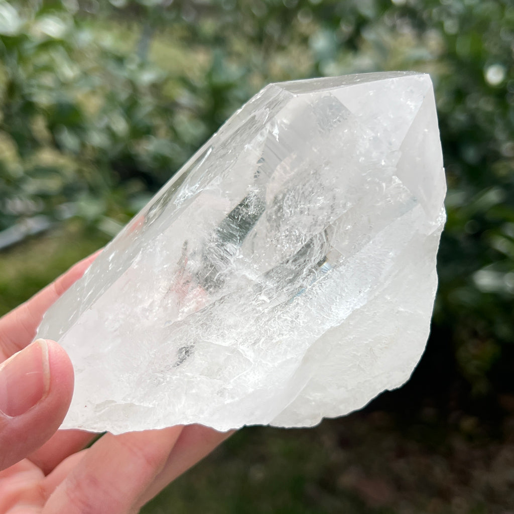 Varf cuart incolor natural, floare de mina L9, pietre semipretioase - druzy.ro 3 
