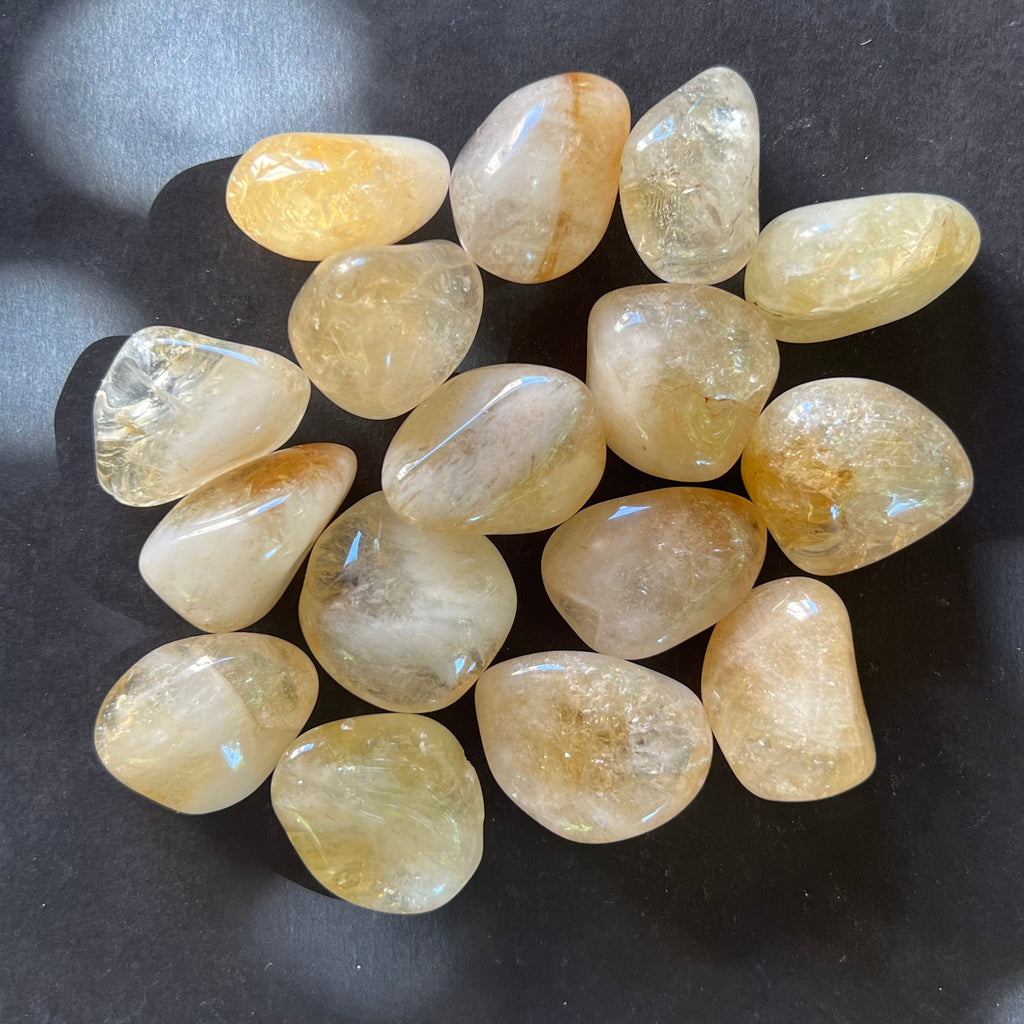 Citrin piatra rulata mini, druzy.ro, cristale 2