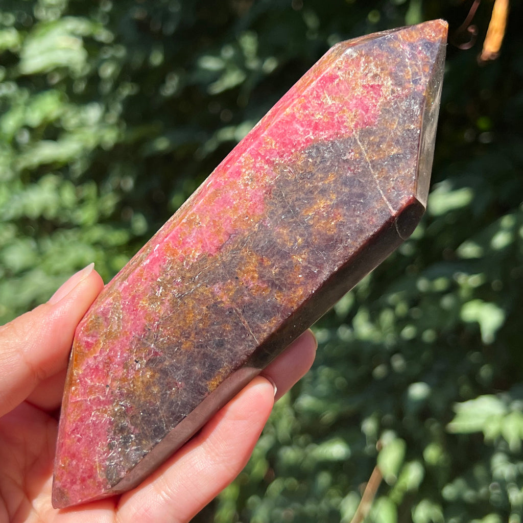 Rodonit dublu varf m1, druzy.ro, cristale 3