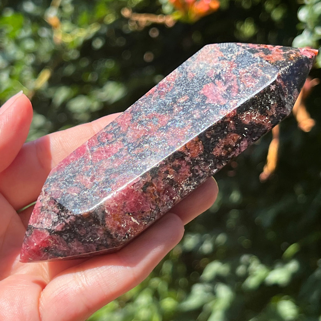Rodonit dublu varf m5, druzy.ro, cristale 3