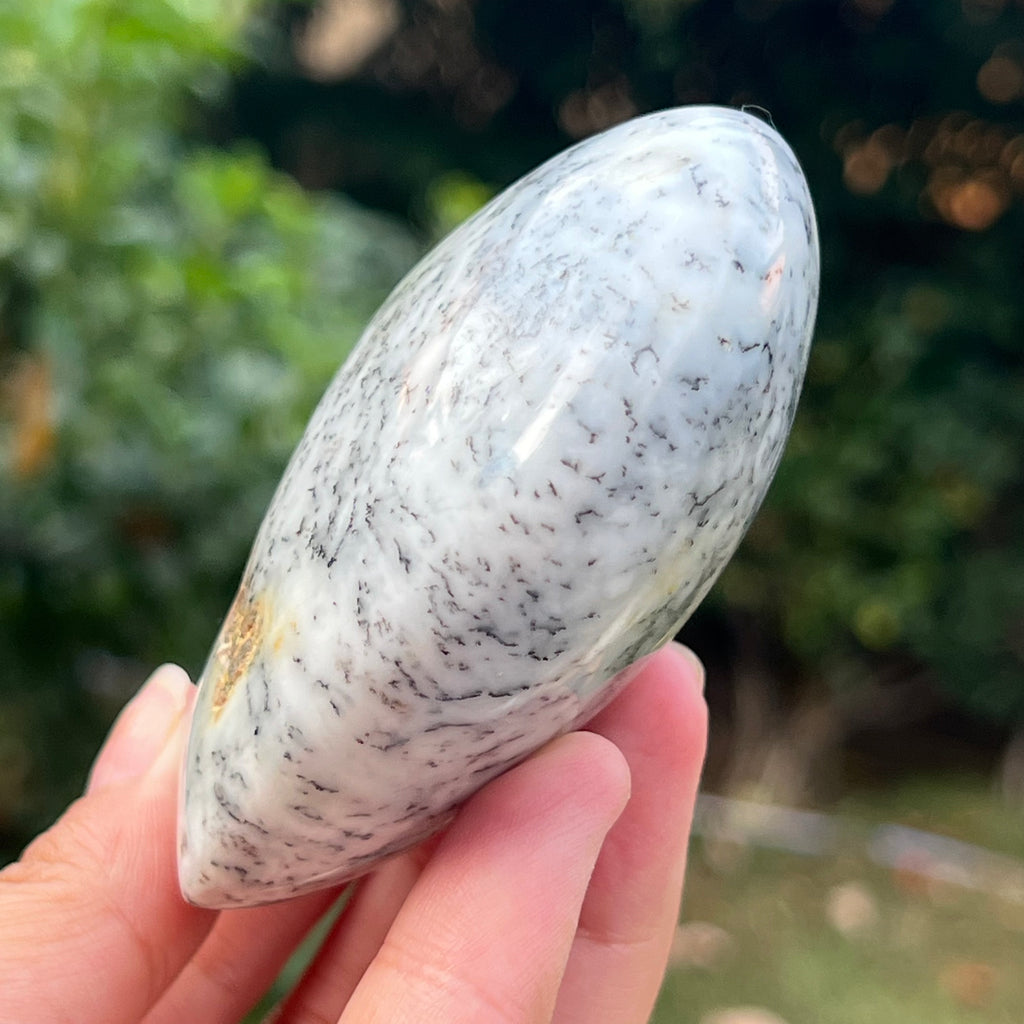 Opal alb inima m3, druzy.ro, cristale 12