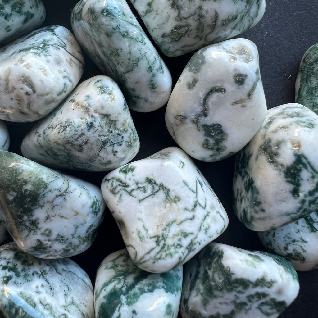 Agat copac piatra rulata mini, druzy.ro, cristale 2