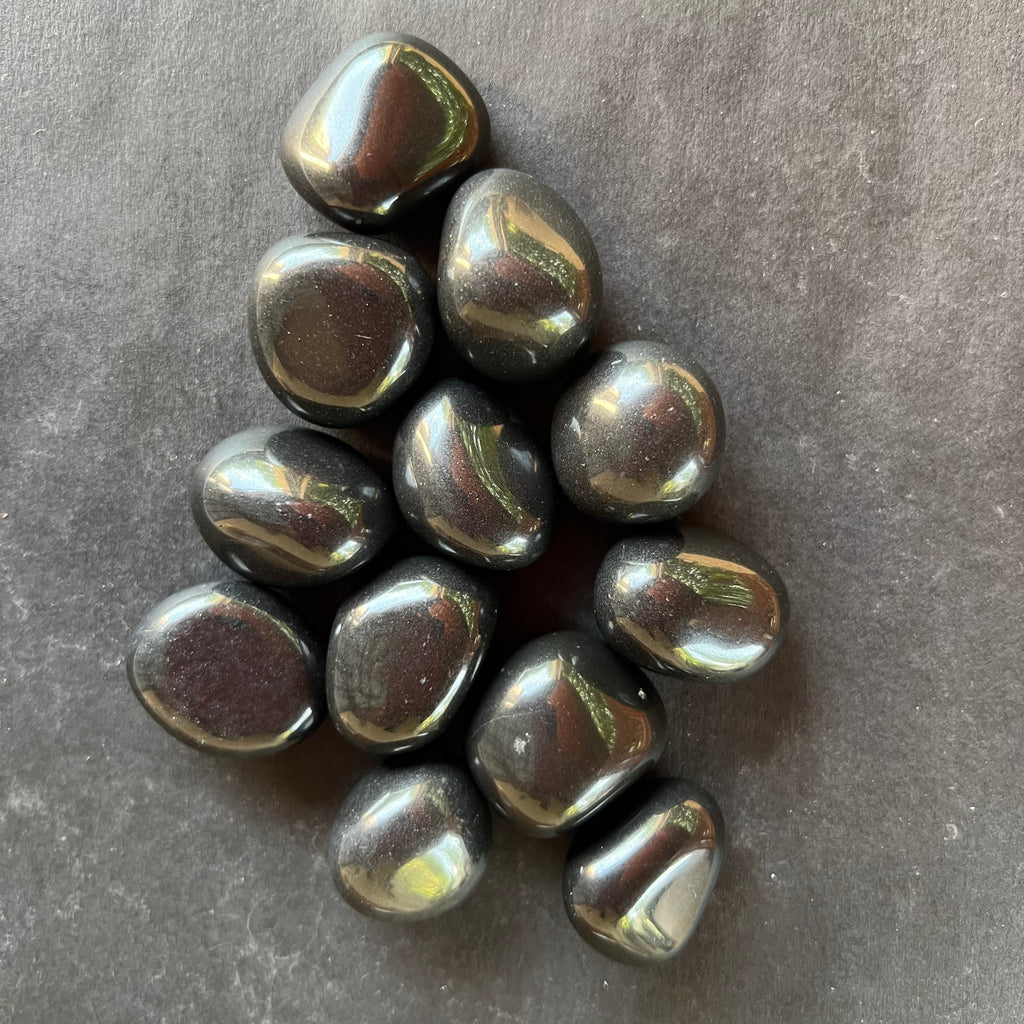 Onix negru piatra rulata model 2, druzy.ro, cristale 3