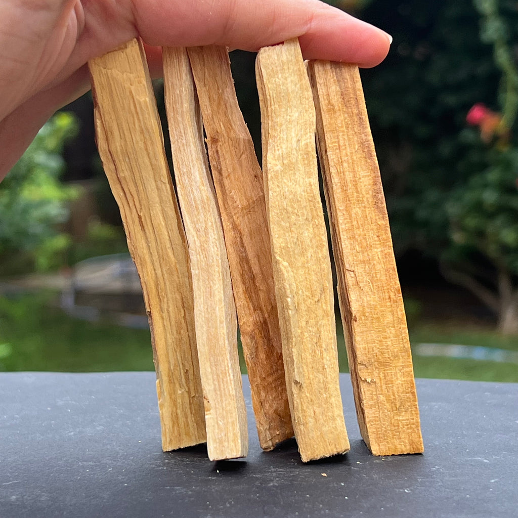 Lemn Palo Santo - 5 bucati, druzy.ro, cristale 2