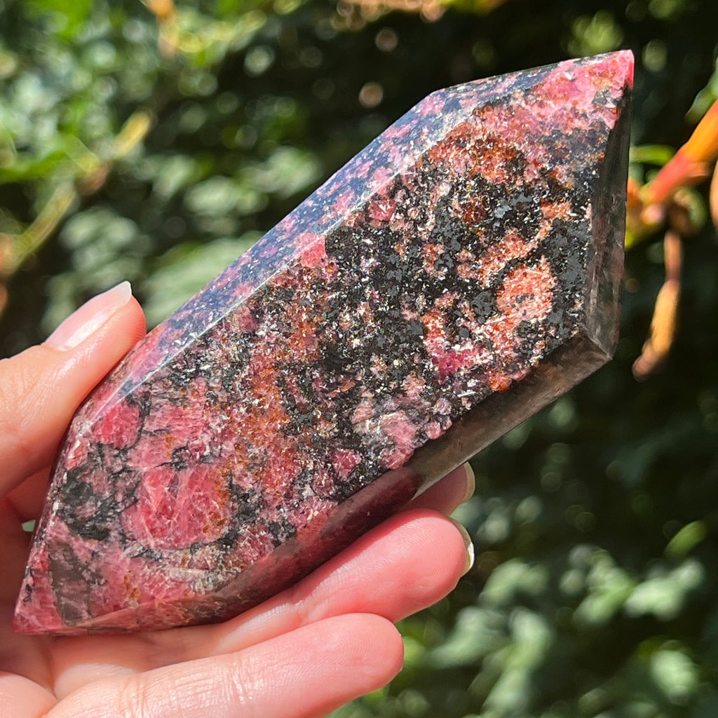 Rodonit dublu varf m5, druzy.ro, cristale 2