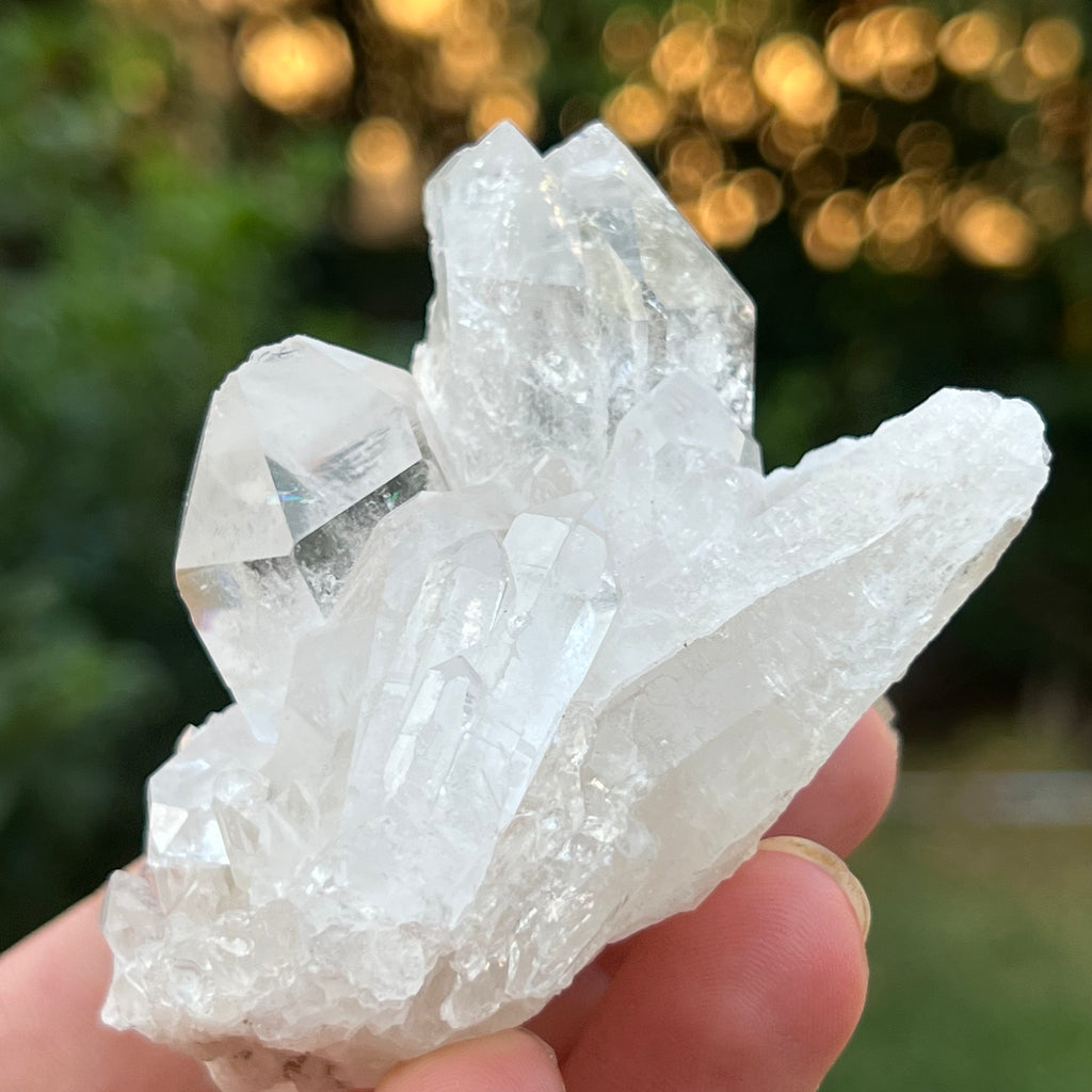 Cluster cuart incolor m4, druzy.ro, cristale 1