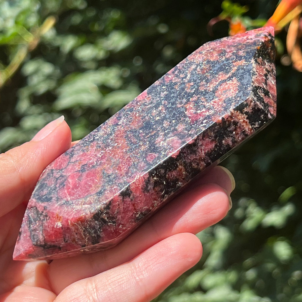 Rodonit dublu varf m5, druzy.ro, cristale 1