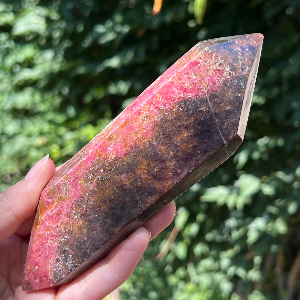 Rodonit dublu varf m1, druzy.ro, cristale 2