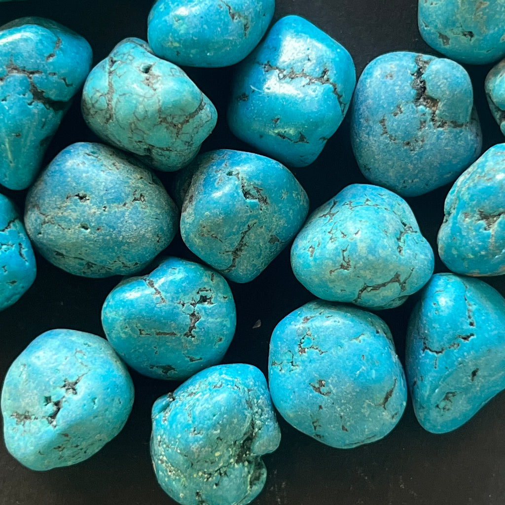 Turcoaz piatra rulata mini, druzy.ro, cristale 2