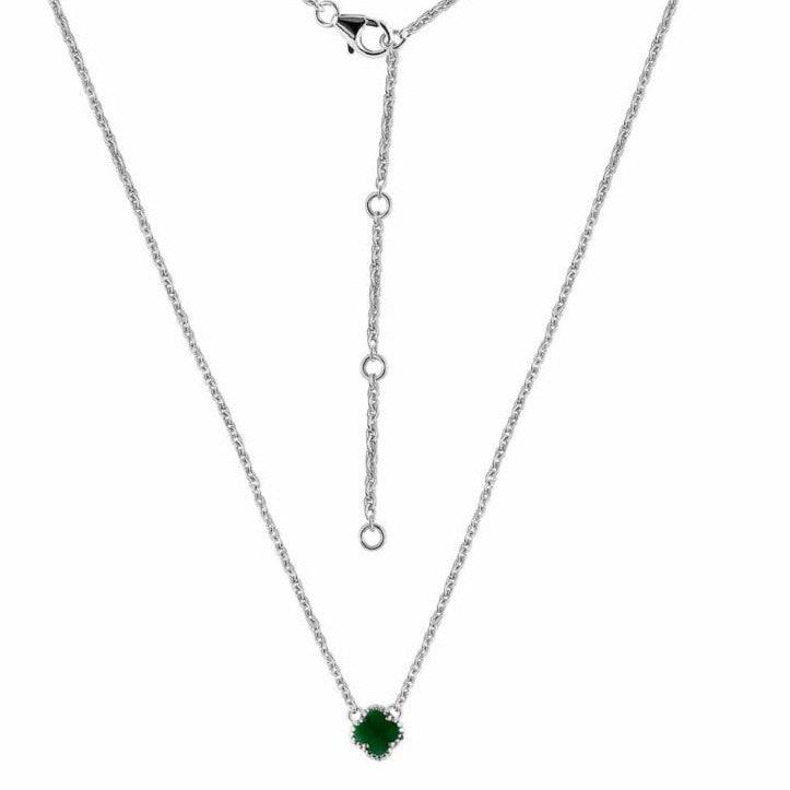 Colier onix verde Lucky, druzy.ro, pietre semipretioase 2