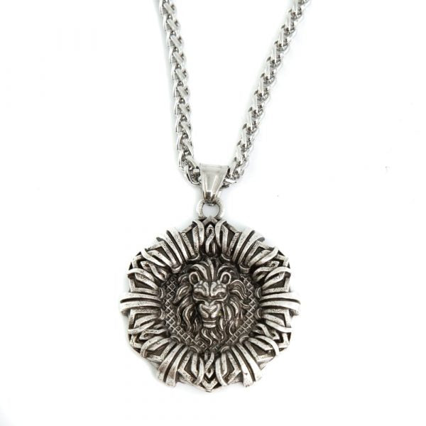 Colier pandantiv Lion Head 1
