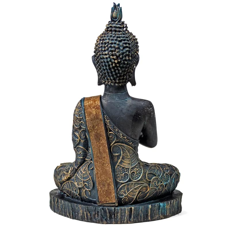 Statuie Budha Feng Shui 22 cm, pietre semipretioase - druzy.ro 2 