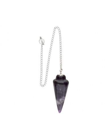 Pendul ametist "Drop" cu bila cuart, pietre semipretioase - druzy.ro 3 