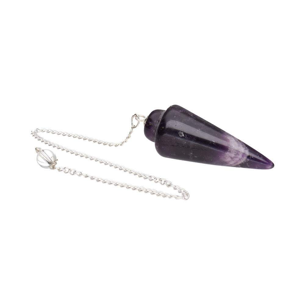 Pendul ametist "Drop" cu bila cuart, pietre semipretioase - druzy.ro 1 