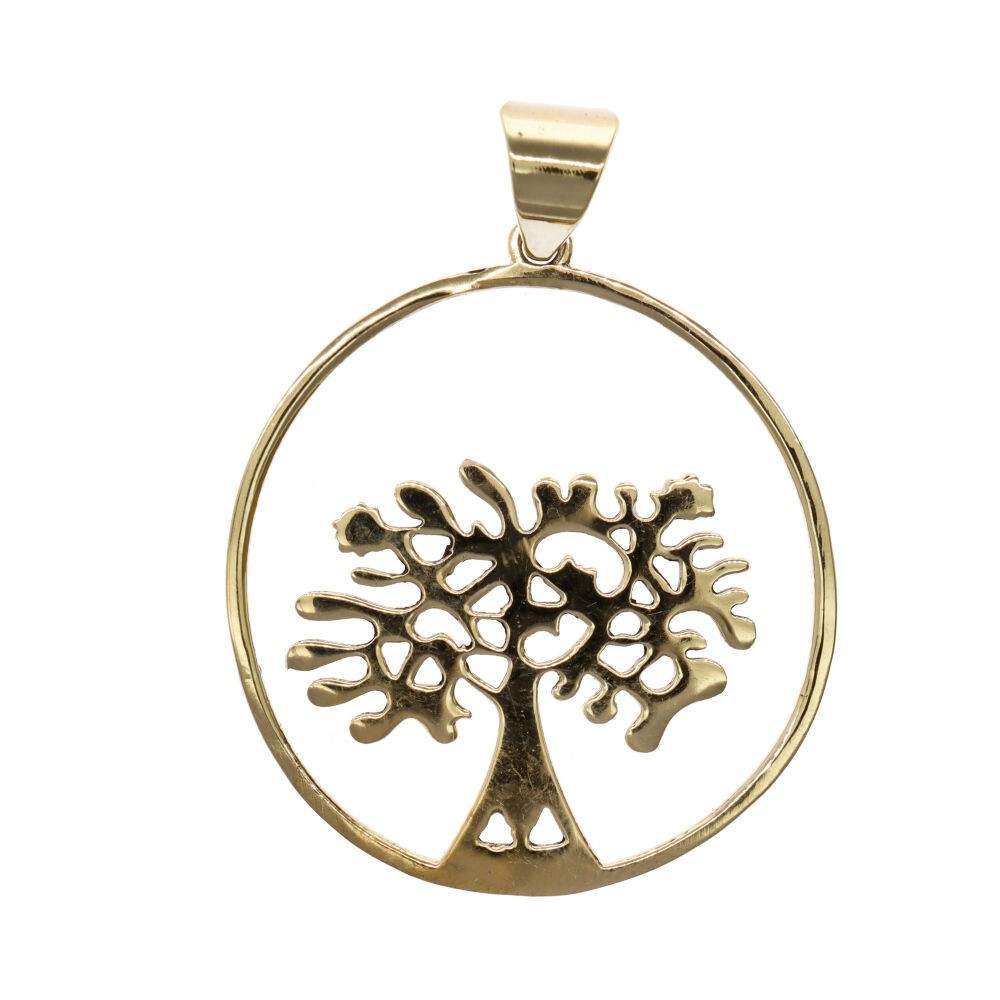 Pandantiv bronz Tree of Life, pietre semipretioase - druzy.ro 1 