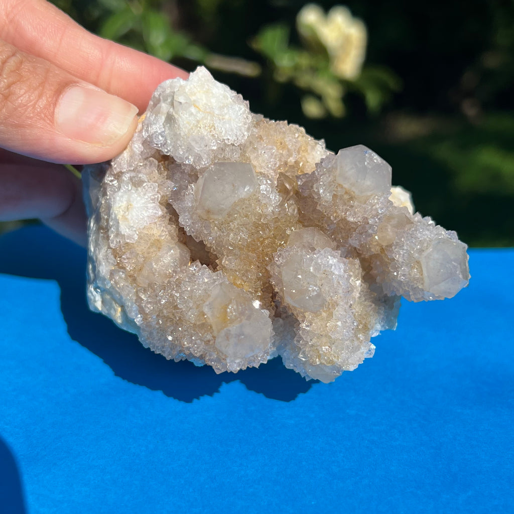 Cluster cuart cactus / cuart spirit model 11, druzy.ro, cristale 5