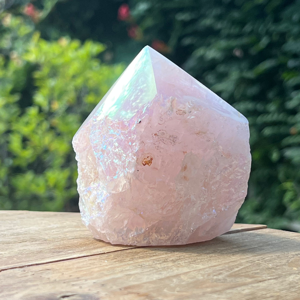 Generator varf cuart roz aura model 2, druzy.ro, cristale 2