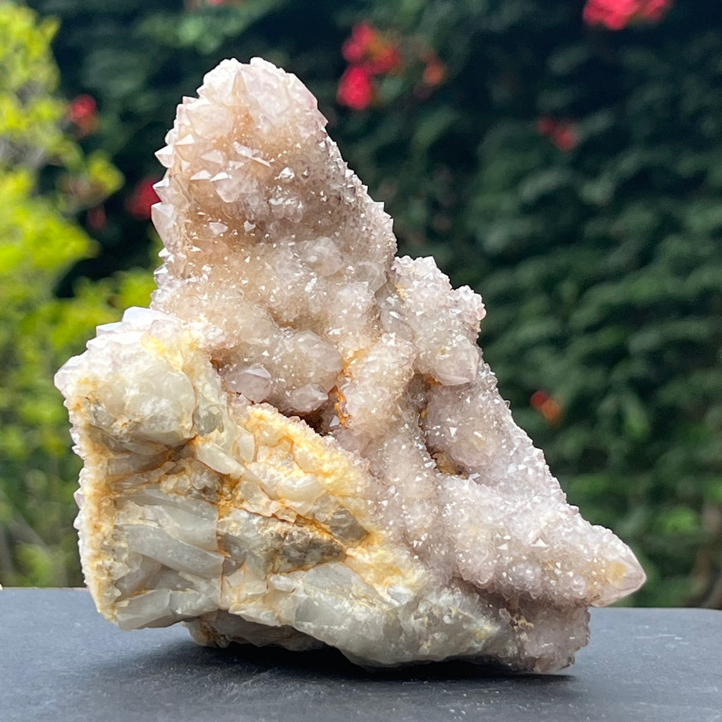 Cluster cuart cactus / cuart spirit model 15, druzy.ro, cristale 3