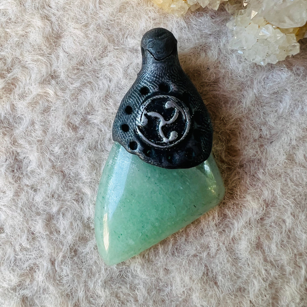 Pandantiv aventurin Strenght m4, druzy.ro, cristale 1