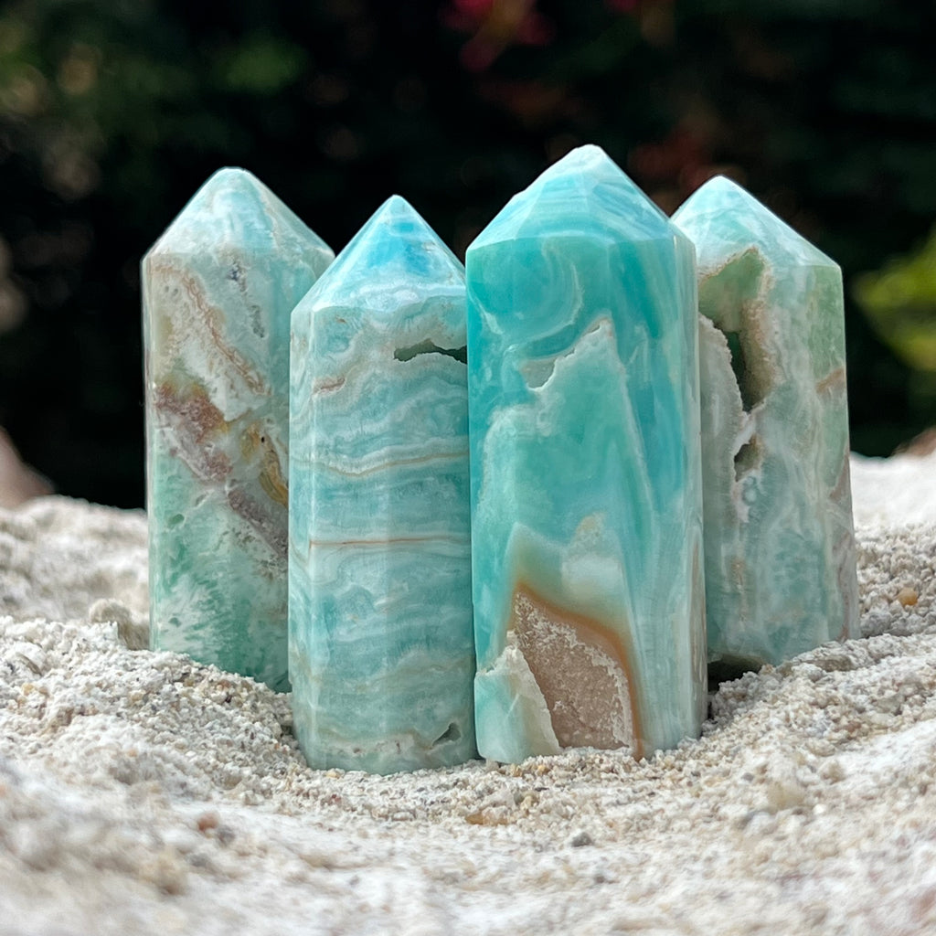 Turn/obelisc aragonit 5-6 cm, druzy.ro, cristale 1