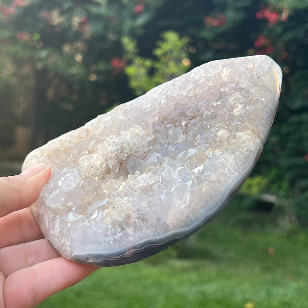Geoda felie agat model 1, druzy.ro, cristale 2
