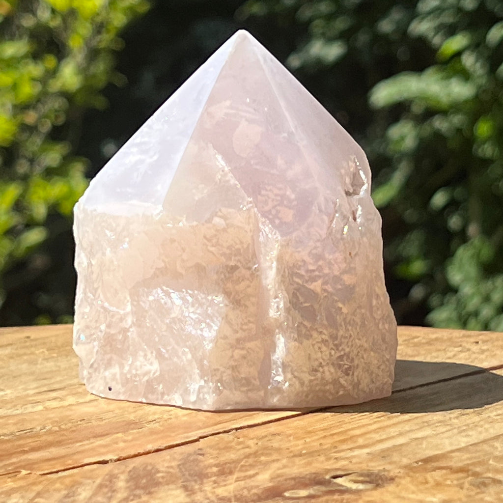 Generator varf cuart roz aura model 3, druzy.ro, cristale 3