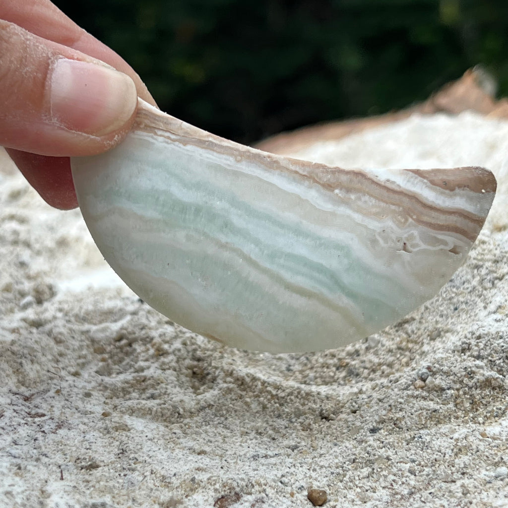 Luna calcit albastru caraibe m1, druzy.ro, cristale 2