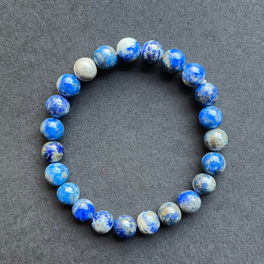 Bratara 8 mm lapis lazuli, pietre semipretioase, DRUZY.RO 1