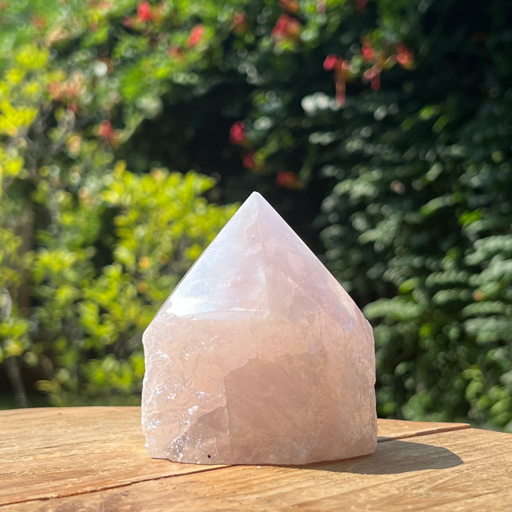Generator varf cuart roz aura model 3, druzy.ro, cristale 6