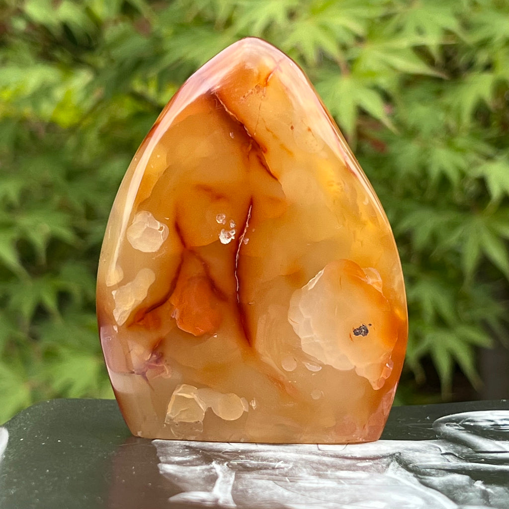 Carneol structura forma libera m5, druzy.ro, cristale 1