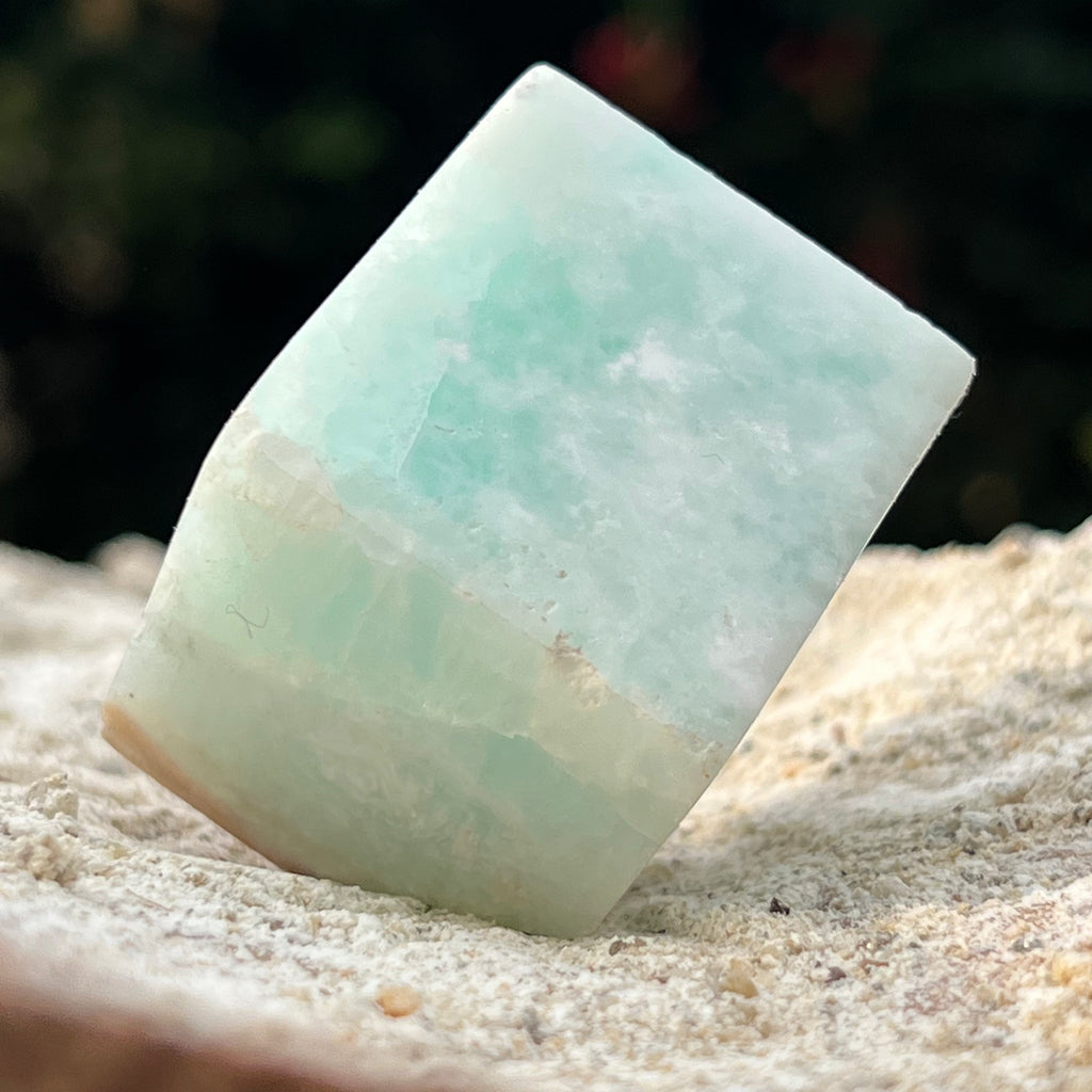 Cub calcit albastru caraibe m1, druzy.ro, cristale 1