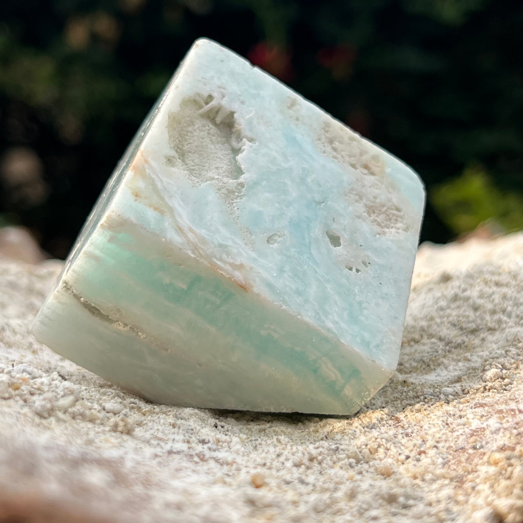 Cub calcit albastru caraibe m2, druzy.ro, cristale 1