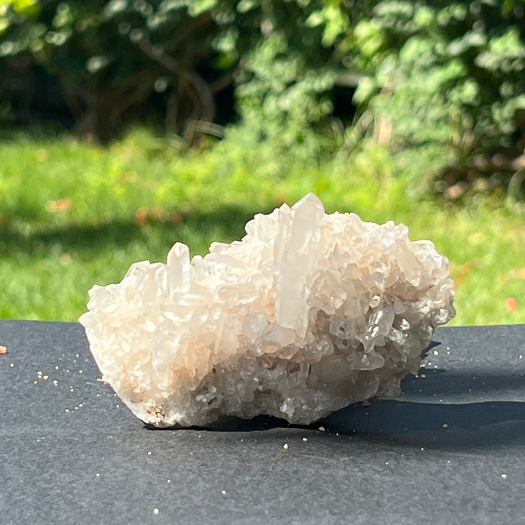 Cluster cuart Malagasy incolor m2, druzy.ro, cristale 2