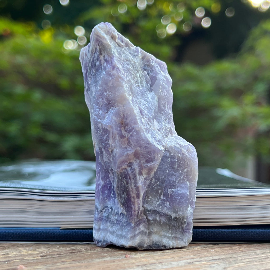 Ametist chevron piatra bruta/ varf m10, druzy.ro, cristale 1