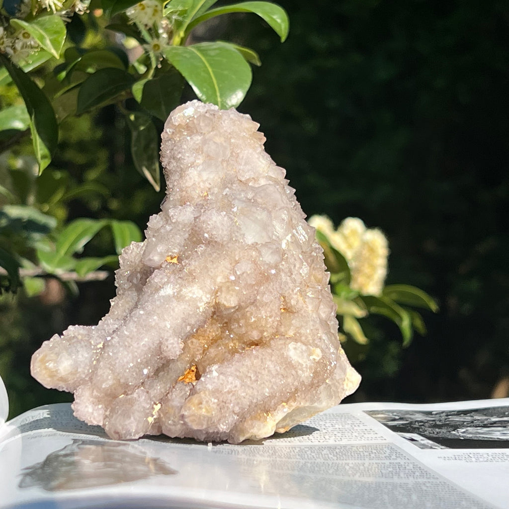 Cluster cuart cactus / cuart spirit model 15, druzy.ro, cristale 4