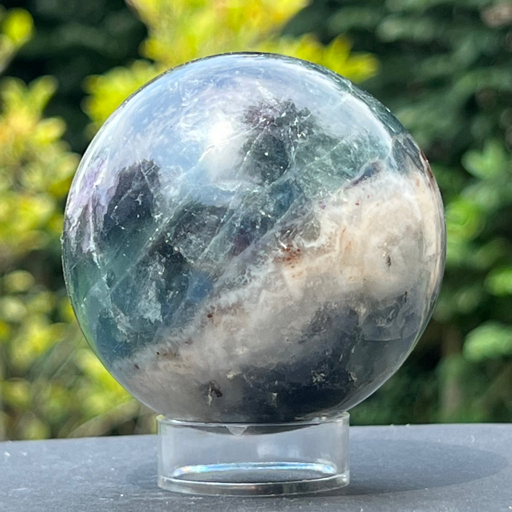 Sfera fluorit curcubeu model 6, druzy.ro, cristale 3