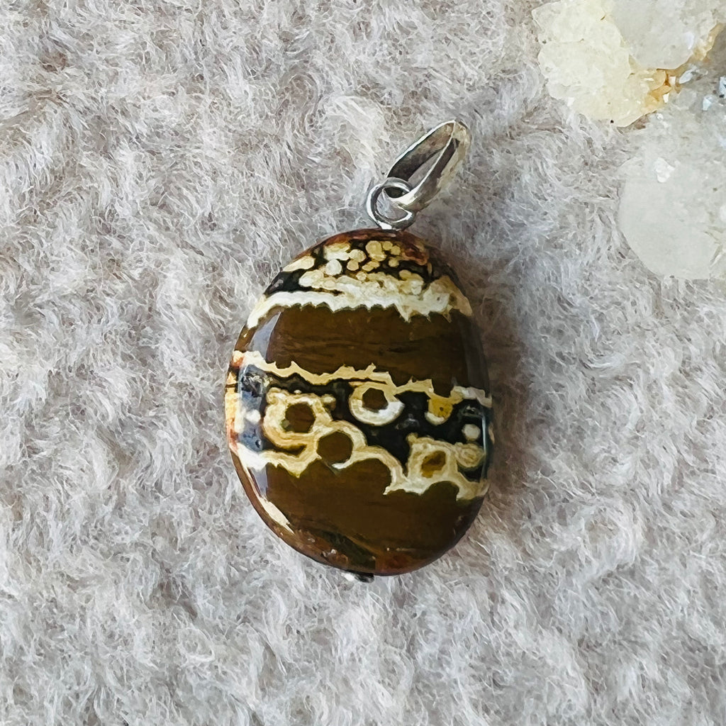 Pandantiv Jasp Ocean (Orbicular) m3, druzy.ro, cristale 2