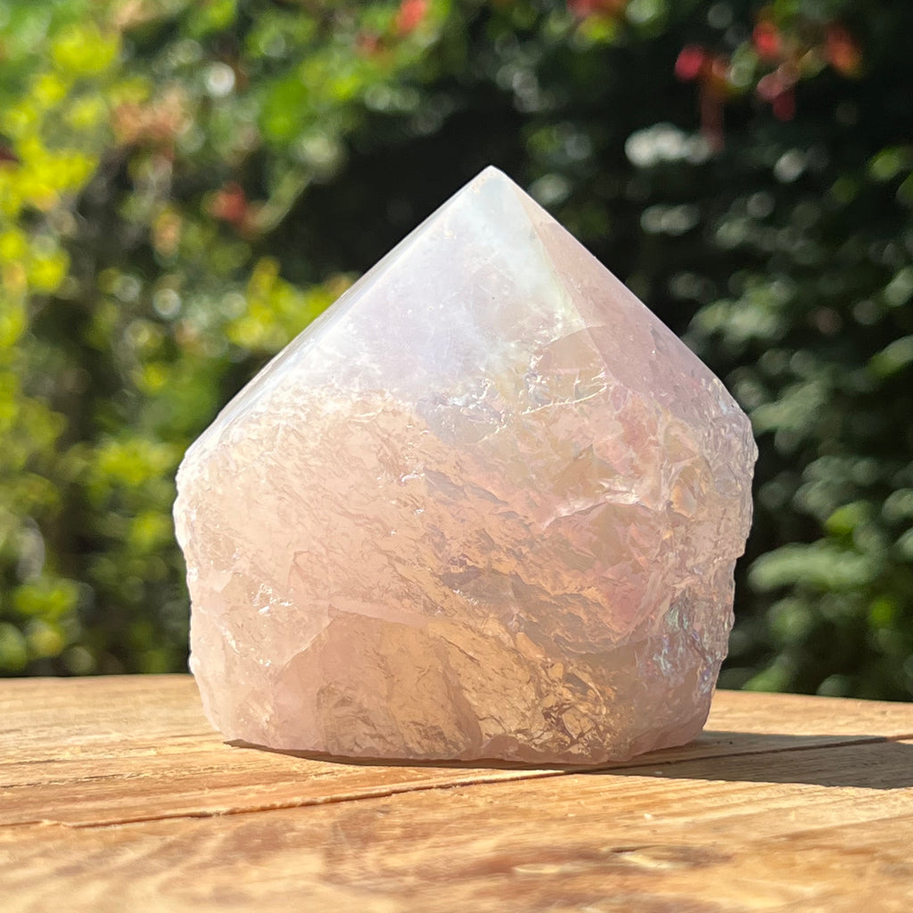 Generator varf cuart roz aura model 4, druzy.ro, cristale 3