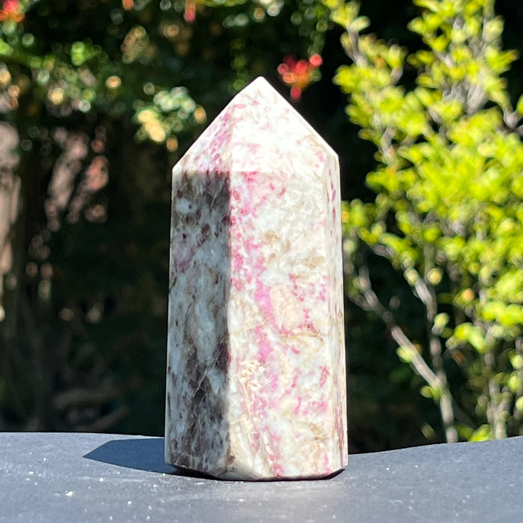 Turn rubelit/ turmalina roz m1, druzy.ro, cristale 1