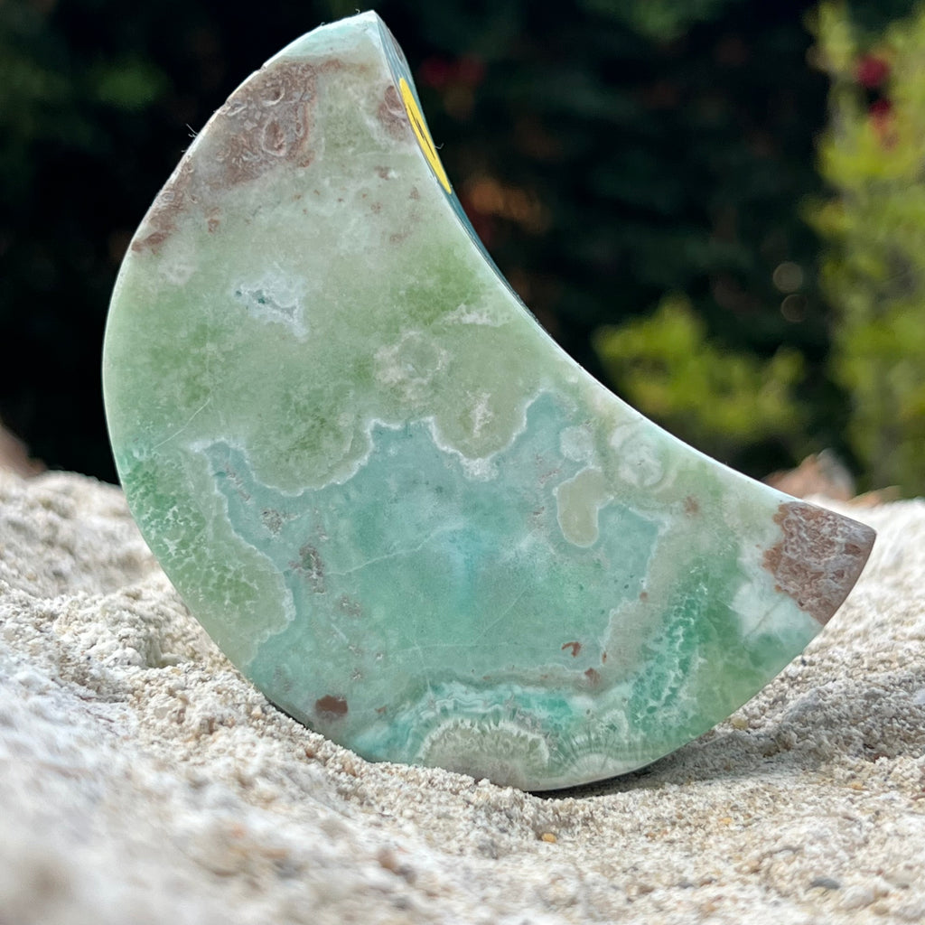 Luna aragonit albastru m4, druzy.ro, cristale 1